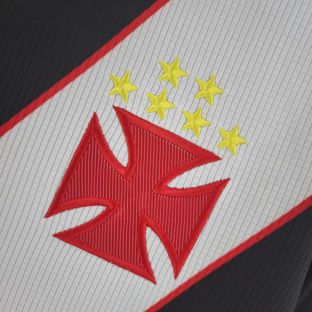 Camisa Retrô Vasco I Home Kpp 2000/01 Masculino Preto