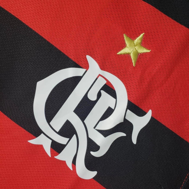 Camisa Retrô Flamengo I Home NK 2009/10 Vermelho e Preto