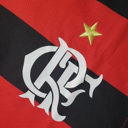 Camisa Retrô Flamengo I Home NK 2009/10 Vermelho e Preto
