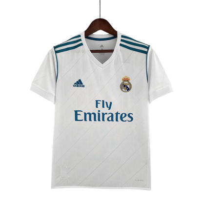 Camisa Retrô Real Madrid I Home AD 2017/18 Masculino Branca