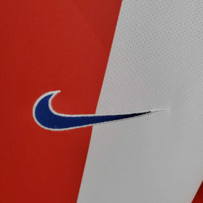 Camisa Atlético de Madrid Retrô 2014/2015 Branca e Vermelha - NK