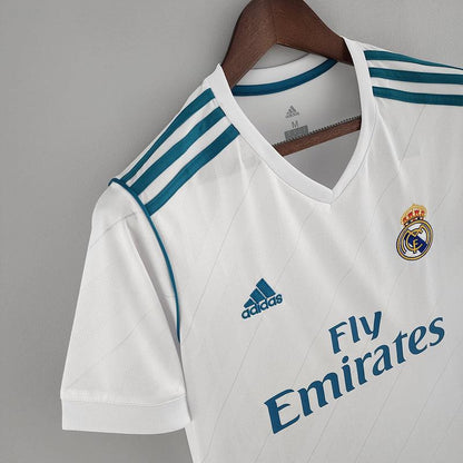 Camisa Retrô Real Madrid I Home AD 2017/18 Masculino Branca