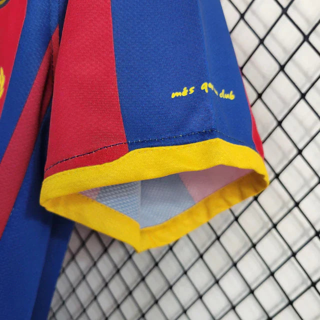 Camisa Barcelona Retrô I Home 2010/11 Torcedor NK Masculino Vermelho e Azul