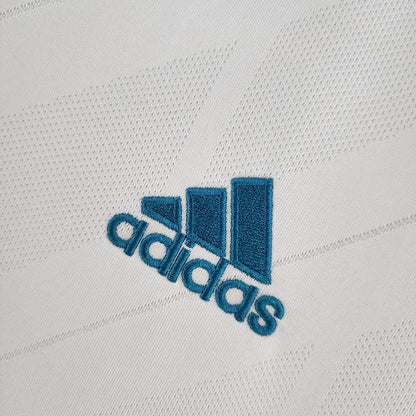 Camisa Retrô Real Madrid I Home AD 2017/18 Masculino Branca