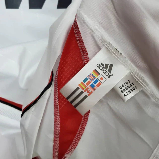 Camisa Retrô Milan II Away AD 2006/07 Masculino Branco