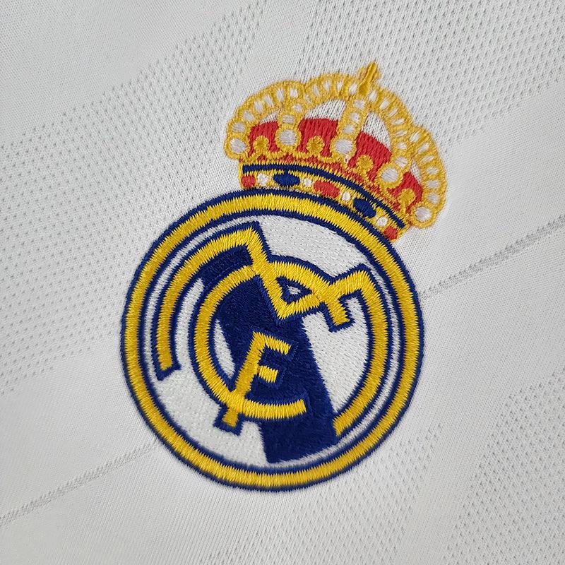 Camisa Retrô Real Madrid I Home AD 2017/18 Masculino Branca
