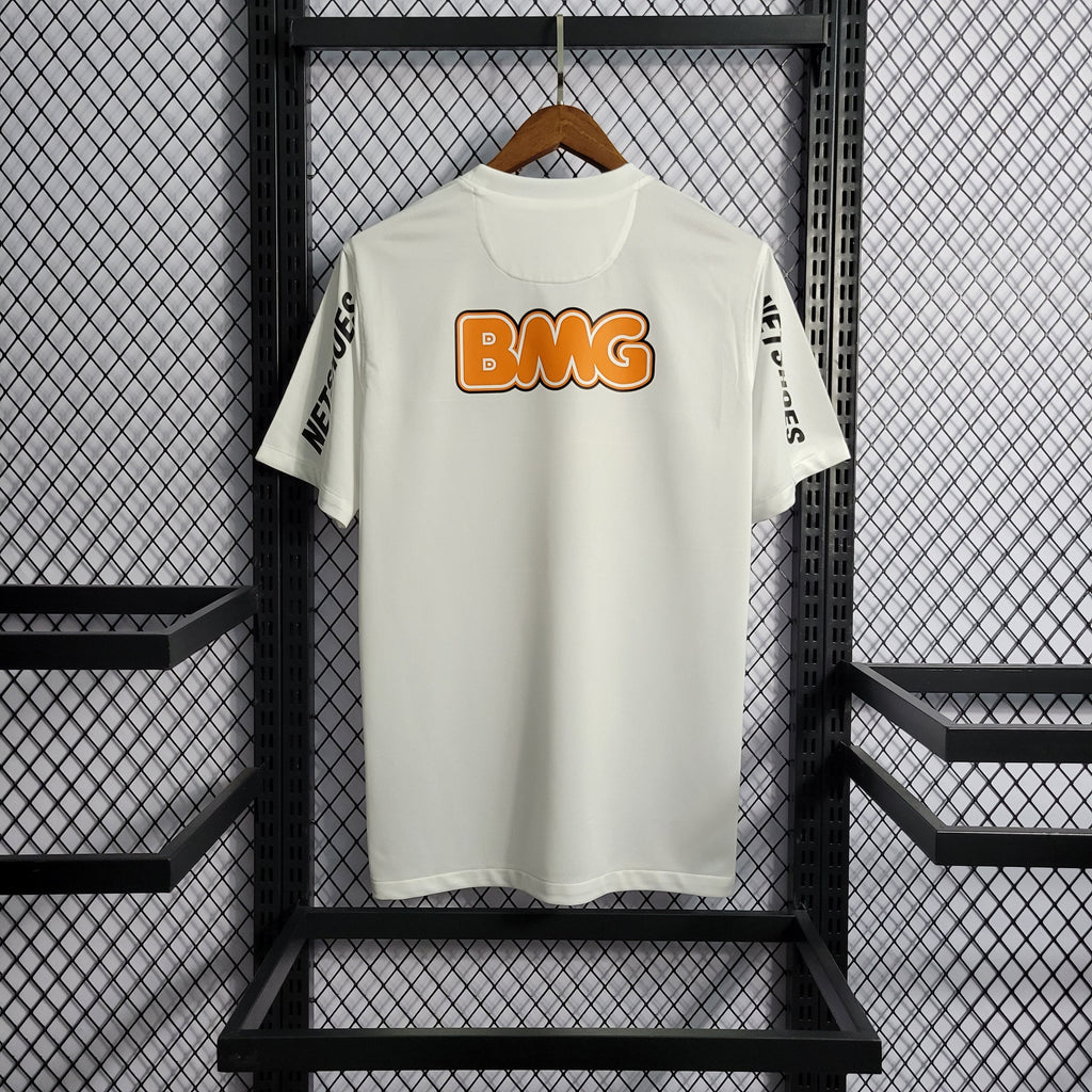 Camisa Retrô Santos I Home 2012/13 Neymar NK Masculino Branco