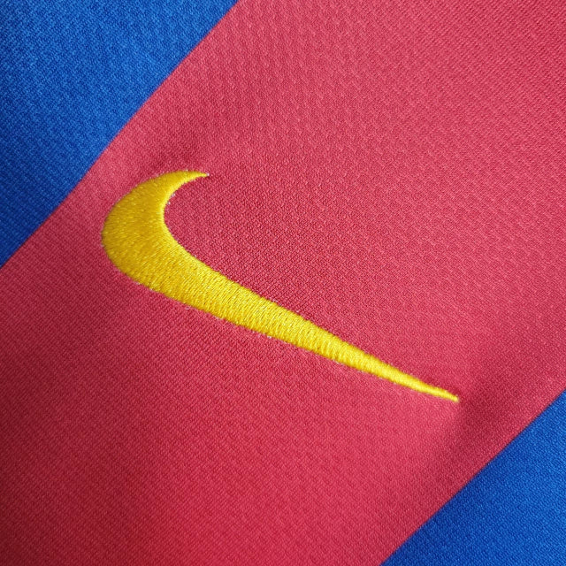 Camisa Barcelona Retrô I Home 2010/11 Torcedor NK Masculino Vermelho e Azul
