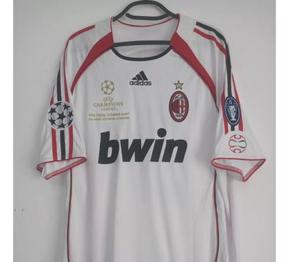 Camisa Retrô Milan II Away AD 2006/07 Masculino Branco
