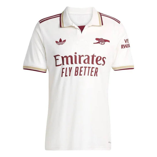 Camisa Arsenal Third 25/26 s/n Torcedor AD Masculino - Branco