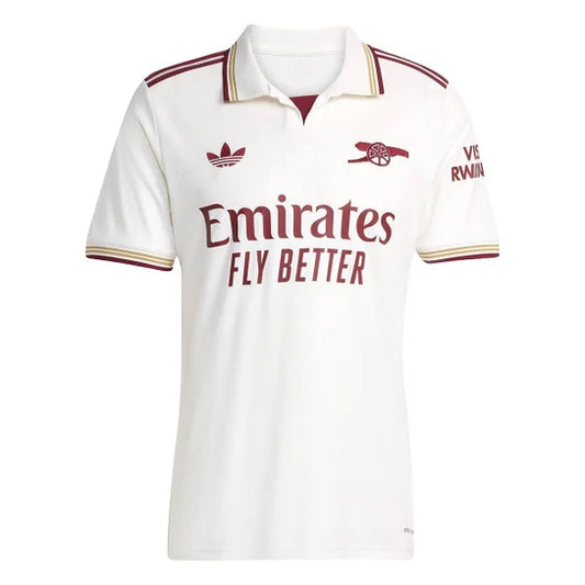 Camisa Arsenal Third 25/26 s/n Torcedor AD Masculino - Branco