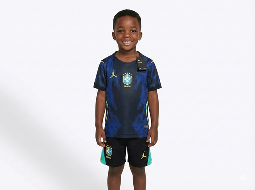 Kit Infantil Brasil Away 26/27