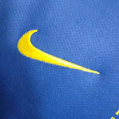 Camisa Retrô Barcelona I Home NK 2008/09 UEFA Champions League Azul e Grená