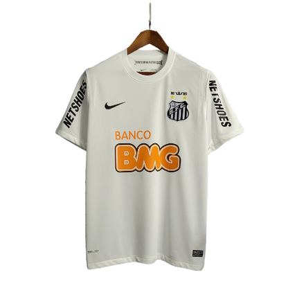 Camisa Retrô Santos I Home 2012/13 Neymar NK Masculino Branco