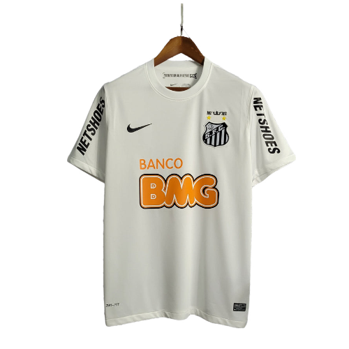 Camisa Retrô Santos I Home 2012/13 Neymar NK Masculino Branco