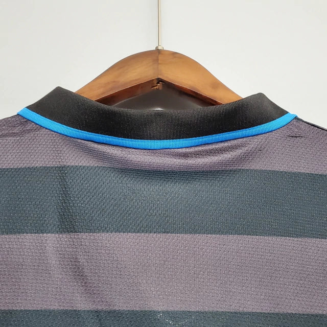 Camisa Retrô Inter de Milão II Away 1997/98 UB Masculina Preto e Cinza