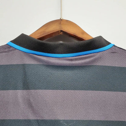Camisa Retrô Inter de Milão II Away 1997/98 UB Masculina Preto e Cinza