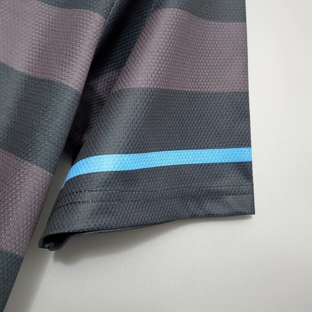 Camisa Retrô Inter de Milão II Away 1997/98 UB Masculina Preto e Cinza