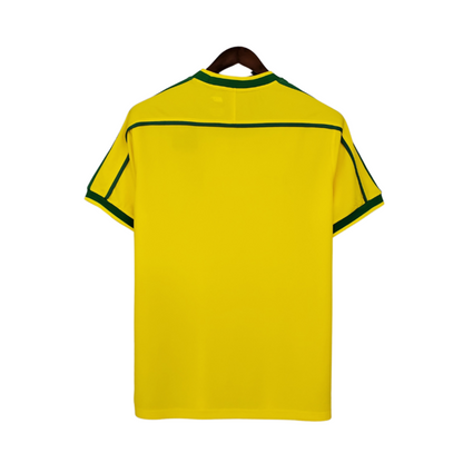 Camisa Retrô Seleção Brasileira I Home 1998/99 NK Masculino Amarelo