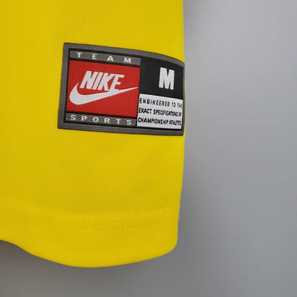 Camisa Retrô Seleção Brasileira I Home 1998/99 NK Masculino Amarelo