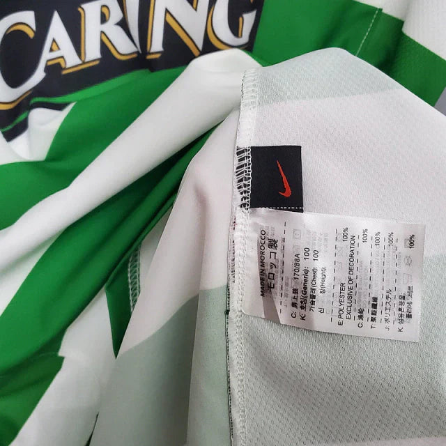 Camisa Celtic Retrô 2005/2006 Verde e Branca - NK