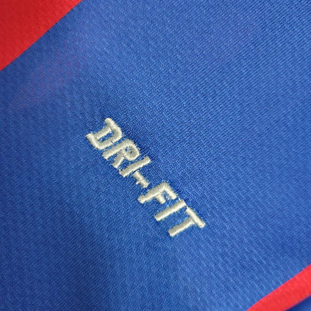 Camisa Barcelona Retrô I Home 2010/11 Torcedor NK Masculino Vermelho e Azul