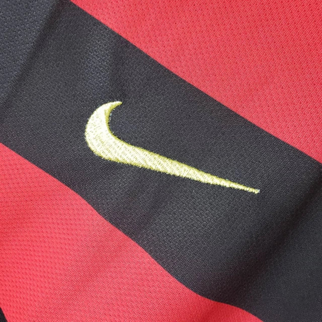 Camisa Retrô Flamengo I Home NK 2009/10 Vermelho e Preto