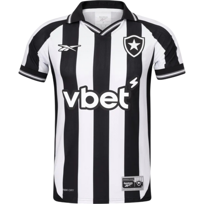 Camisa Botafogo Home 25/26 - Torcedor RBK Masculino - Preto e Branco