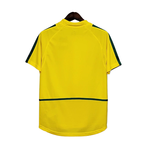 Camisa Retrô Seleção Brasileira I Home NK 2002/03 Masculino Amarelo
