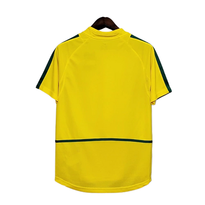 Camisa Retrô Seleção Brasileira I Home NK 2002/03 Masculino Amarelo