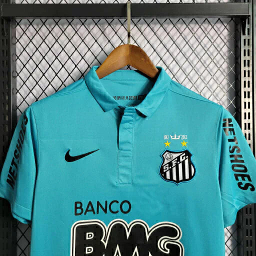 Camisa Santos NK Neymar Retrô 2012/13 Masculina Azul