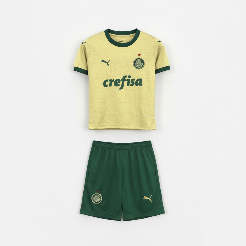 Kit Infantil Palmeiras 2024 - Dourado