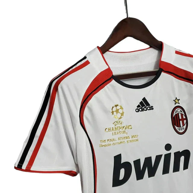 Camisa Retrô Milan II Away AD 2006/07 Masculino Branco