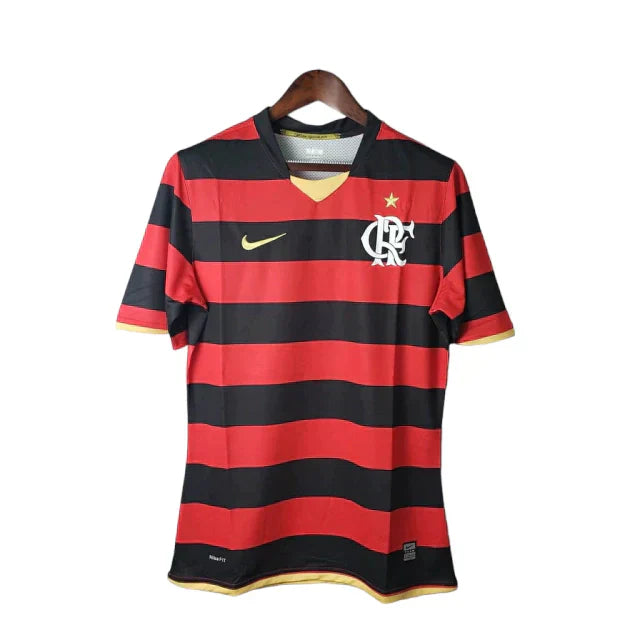 Camisa Retrô Flamengo I Home NK 2009/10 Vermelho e Preto