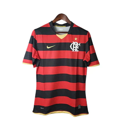 Camisa Retrô Flamengo I Home NK 2009/10 Vermelho e Preto
