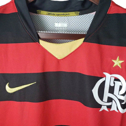 Camisa Retrô Flamengo I Home NK 2009/10 Vermelho e Preto