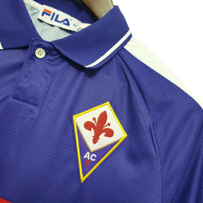 Camisa Retrô Fiorentina I Home Fl 1998/99 Masculino Roxo