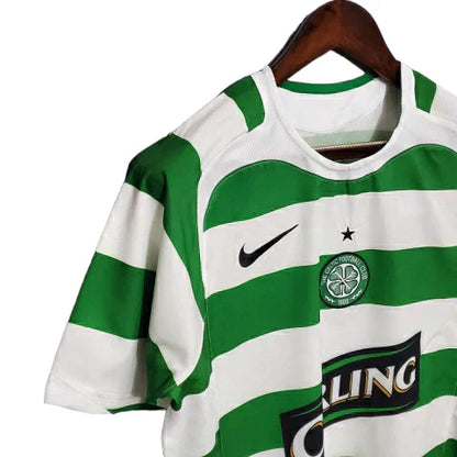 Camisa Celtic Retrô 2005/2006 Verde e Branca - NK