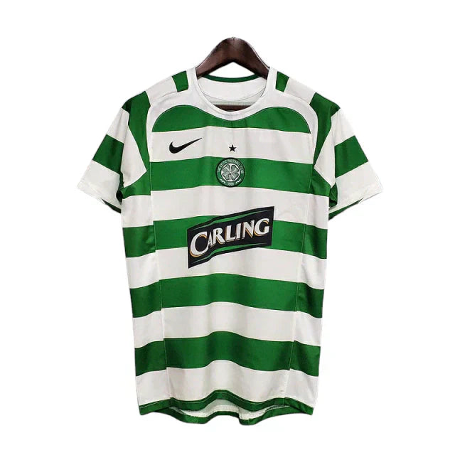 Camisa Celtic Retrô 2005/2006 Verde e Branca - NK