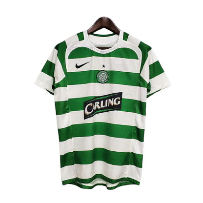 Camisa Celtic Retrô 2005/2006 Verde e Branca - NK