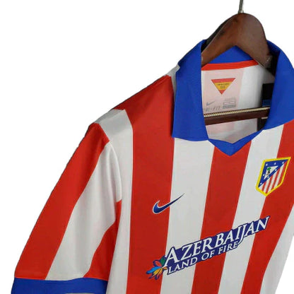 Camisa Atlético de Madrid Retrô 2014/2015 Branca e Vermelha - NK