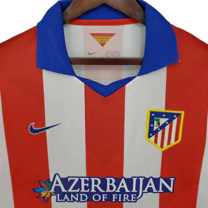 Camisa Atlético de Madrid Retrô 2014/2015 Branca e Vermelha - NK