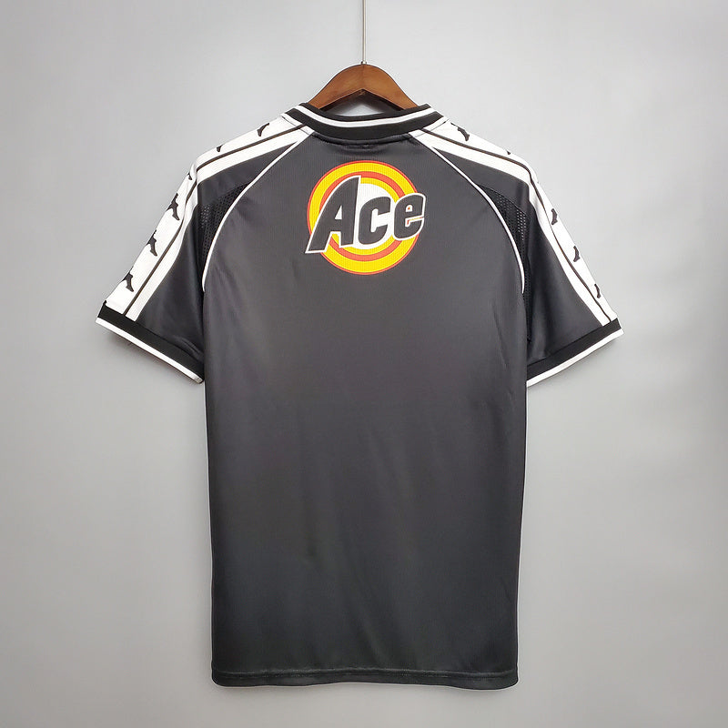 Camisa Retrô Vasco I Home Kpp 2000/01 Masculino Preto
